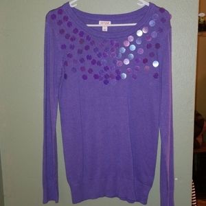 Girls Purple Sweater